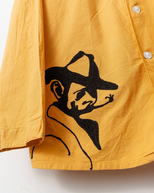 Rust Orange Army Pyjama Top / COWBOY /