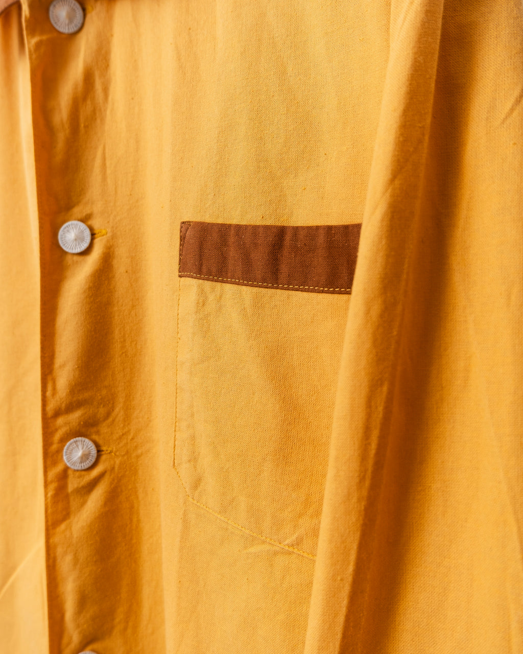 Rust Orange Army Pyjama Top / COWBOY /
