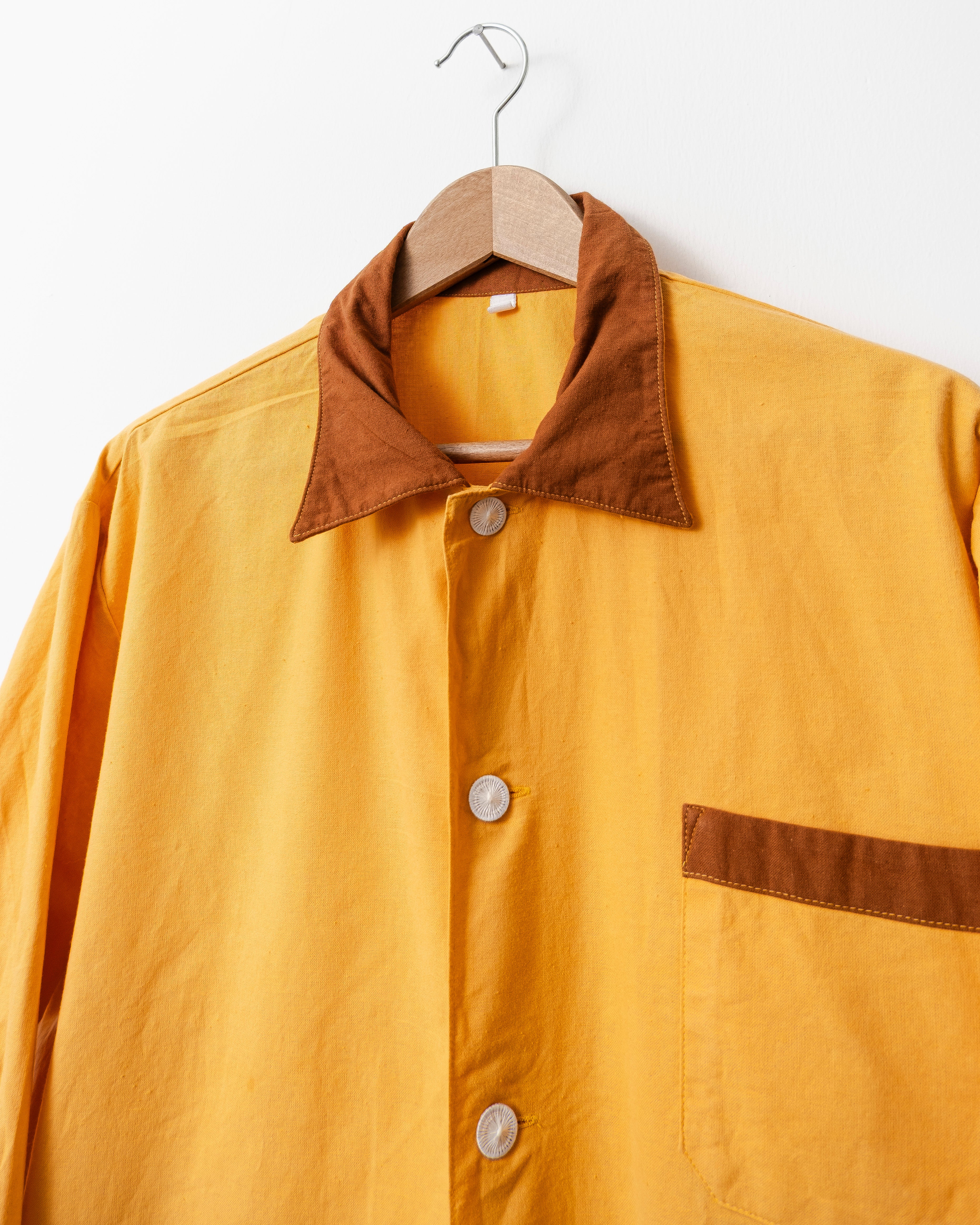 Rust Orange Army Pyjama Top / COWBOY /