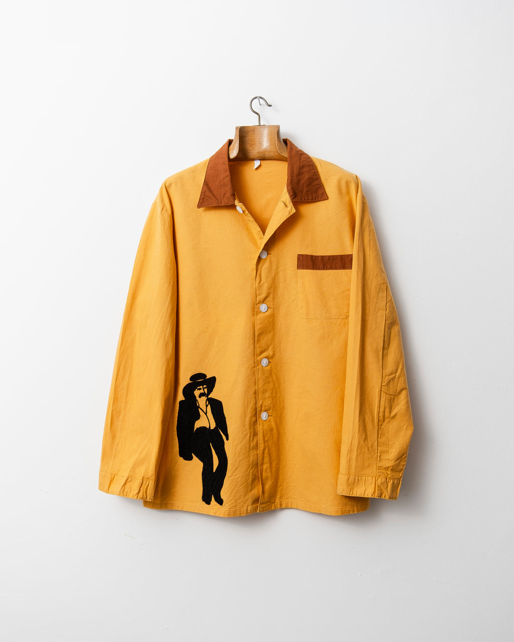 Rust Orange Army Pyjama Top / COWBOY /