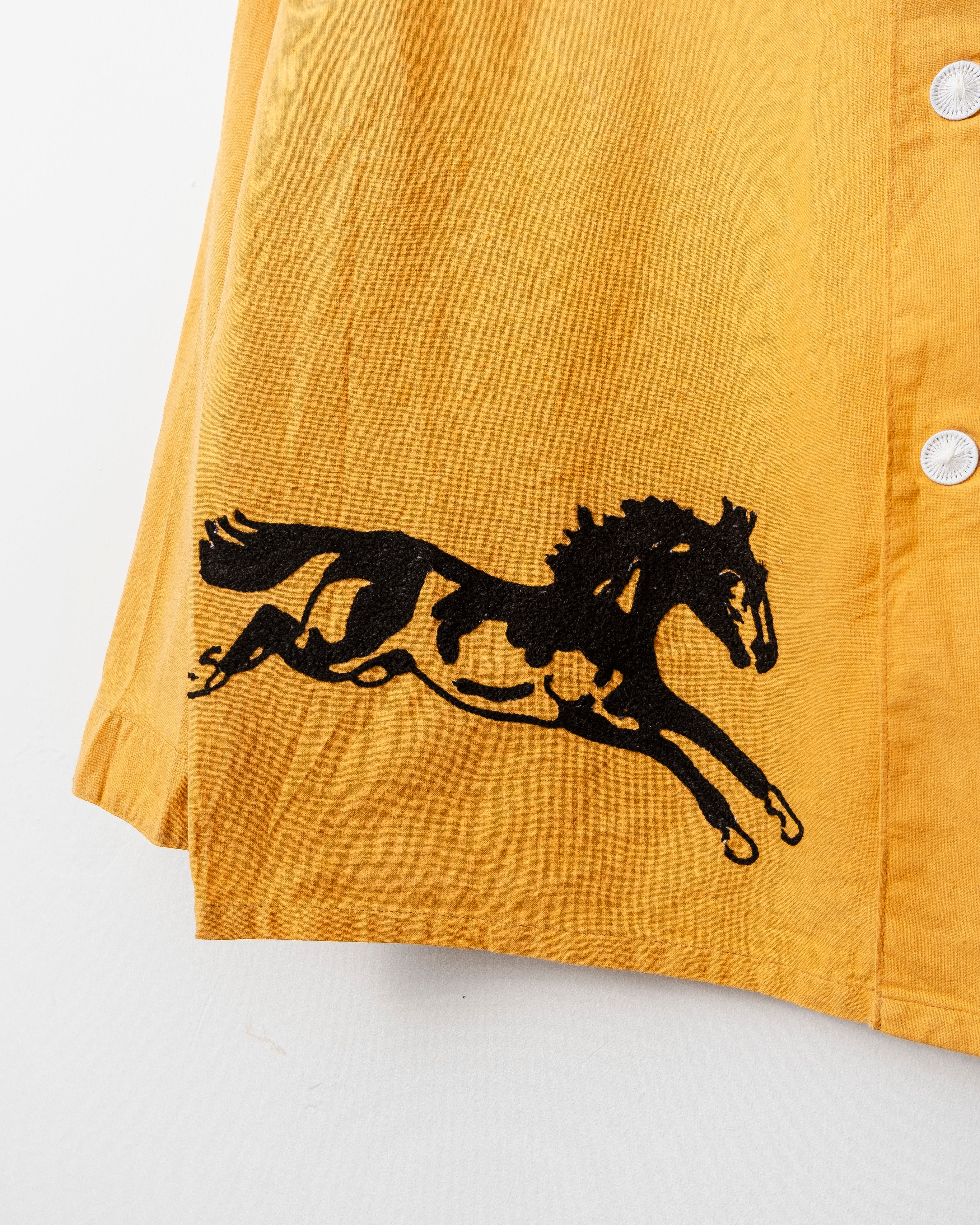 Rust Orange Army Pyjama Top / HORESE /