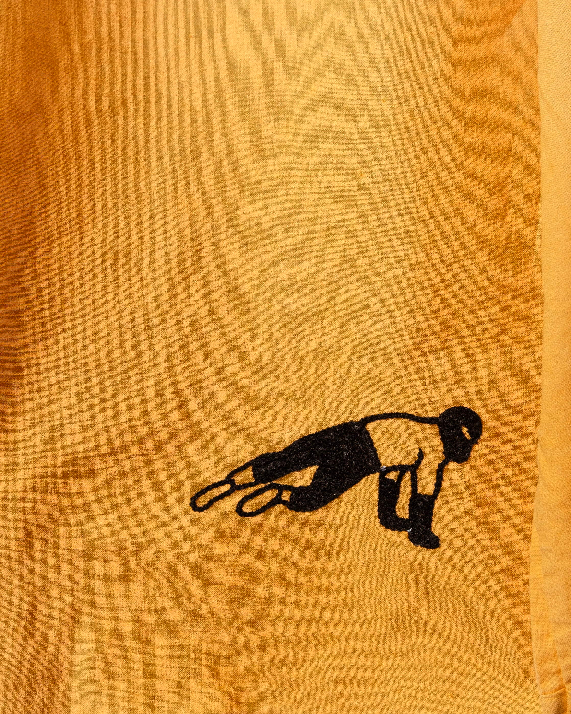 Rust Orange Army Pyjama Top / LUCHADOR /