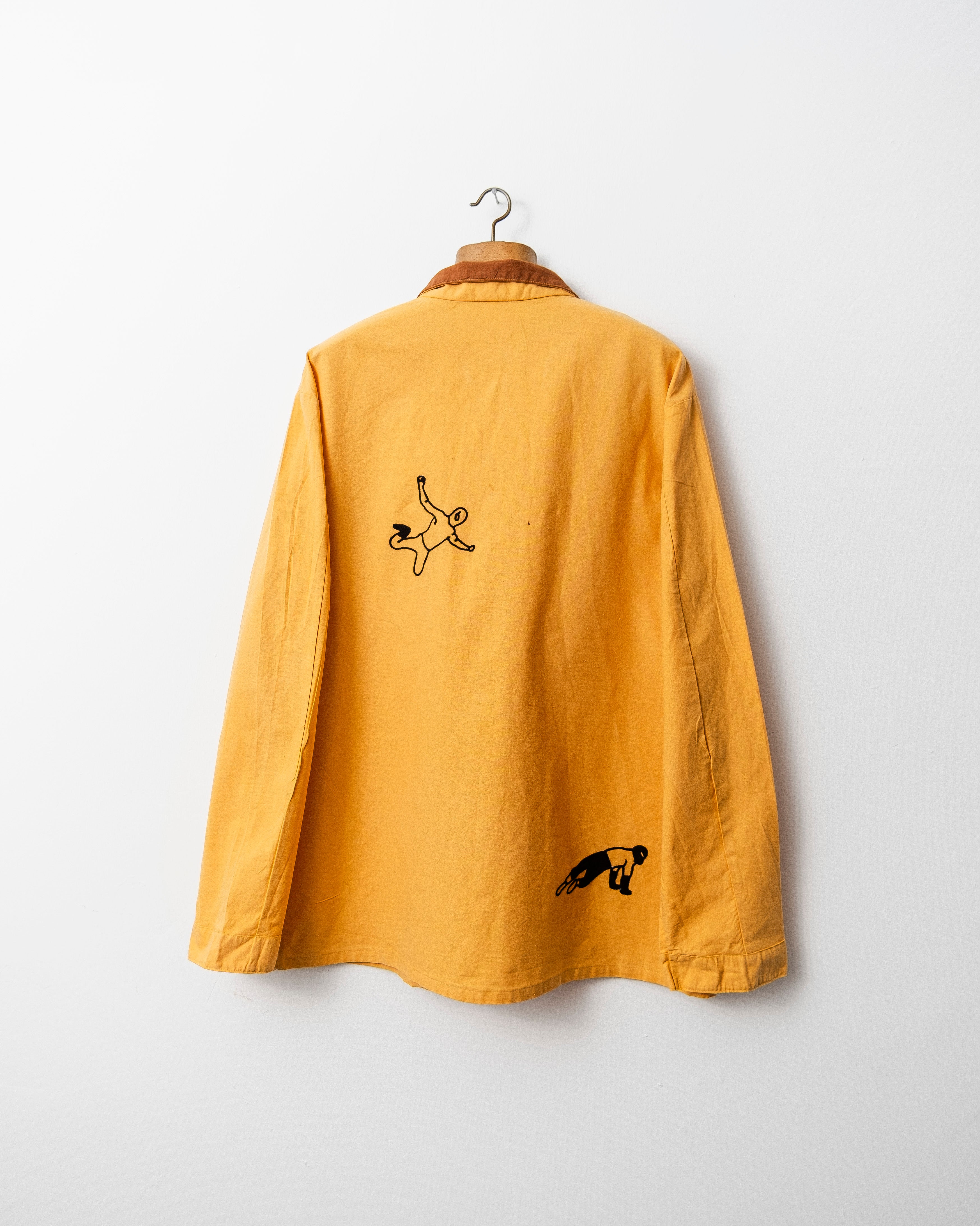Rust Orange Army Pyjama Top / LUCHADOR /