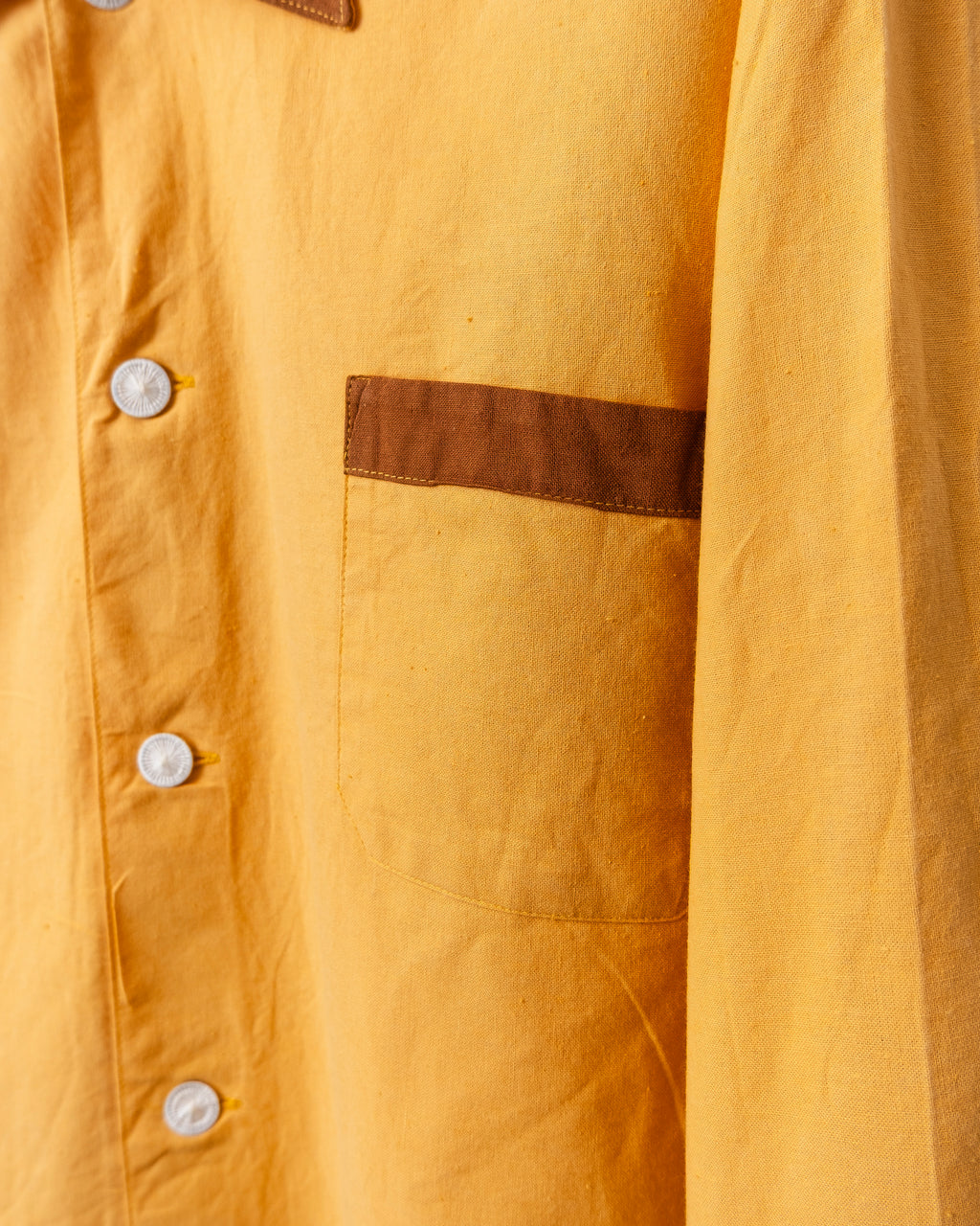 Rust Orange Army Pyjama Top / LUCHADOR /
