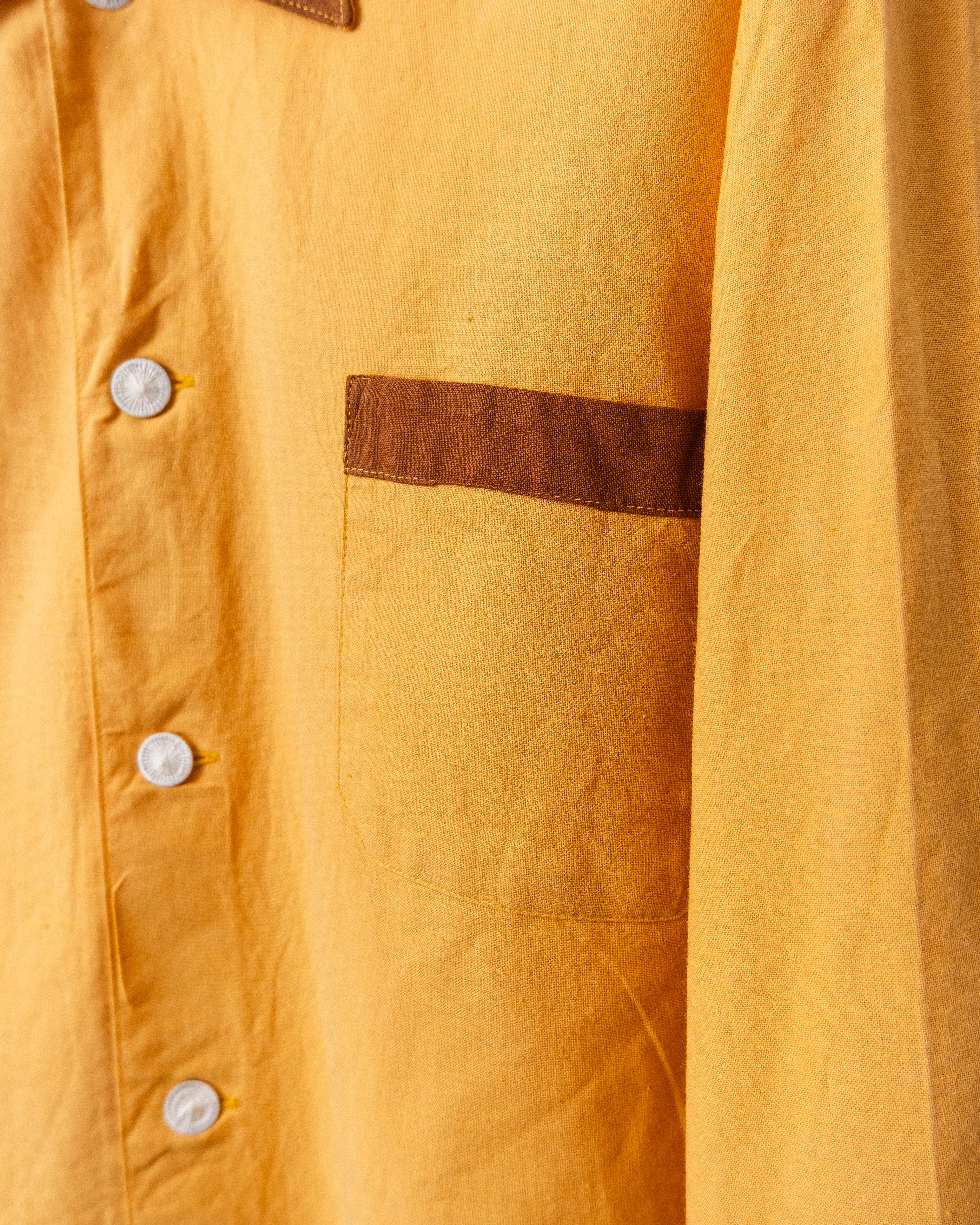 Rust Orange Army Pyjama Top / LUCHADOR /