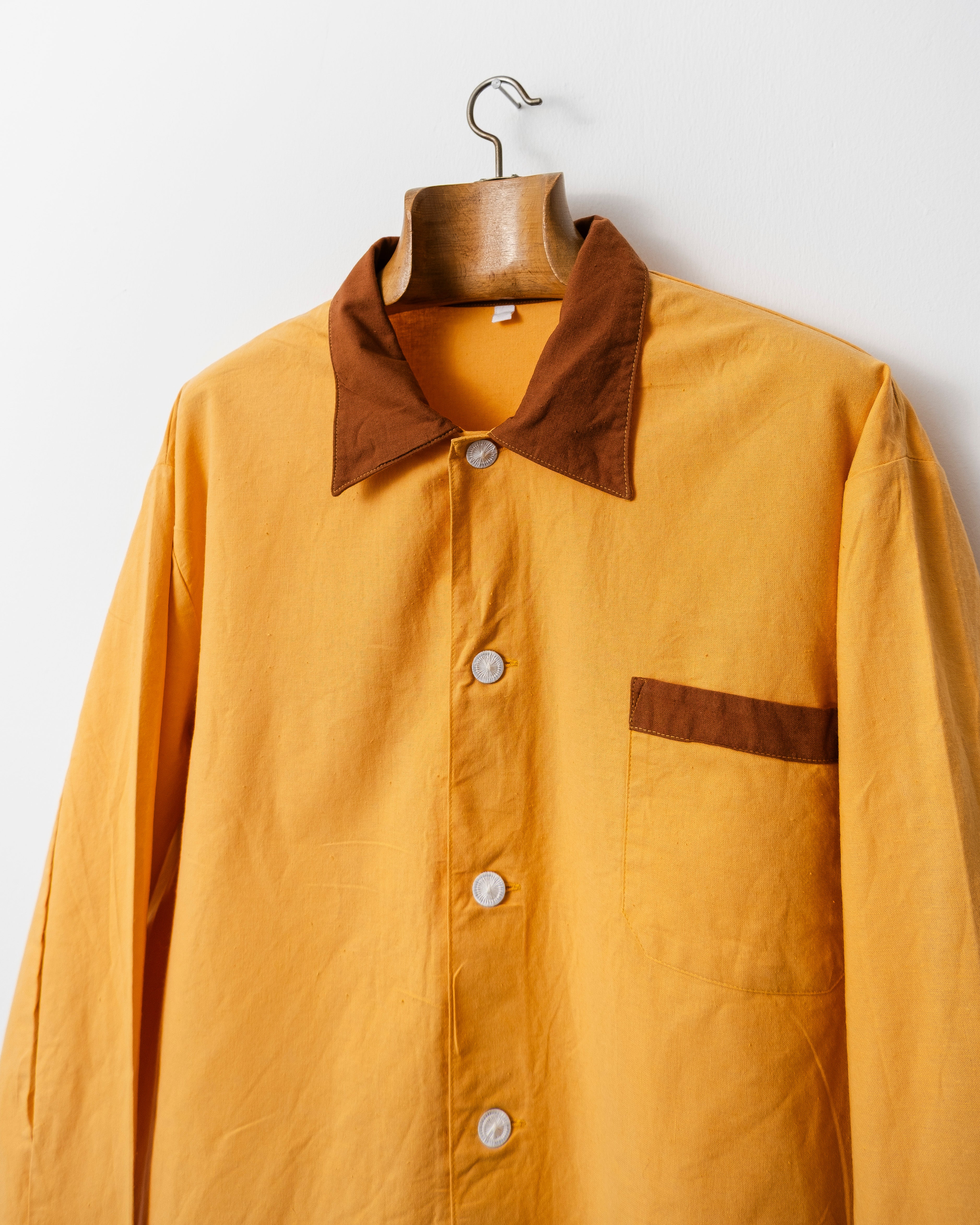 Rust Orange Army Pyjama Top / LUCHADOR /
